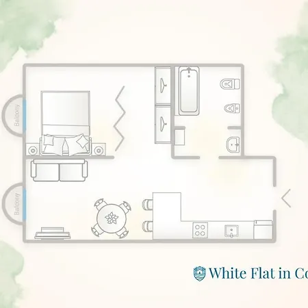 Apartment White Flat In Center By Rent Como